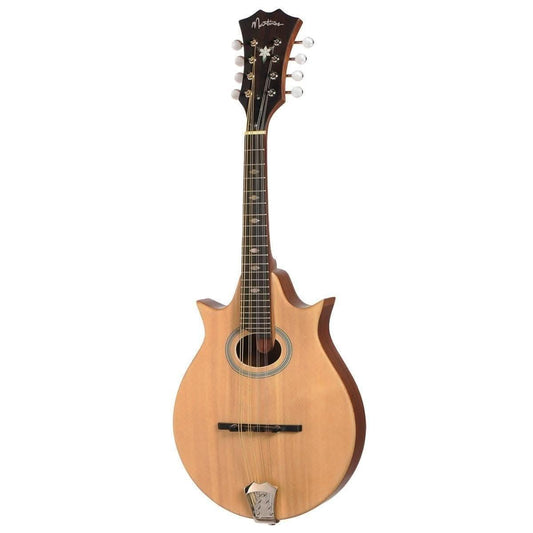 Martinez Gypsy Florentine Mandolin with Deluxe Gig Bag (Natural Satin) - GIG Guitars