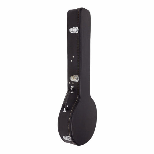 Martinez Open-Back Shaped Banjo Hard Case (Black) - GIG Guitars