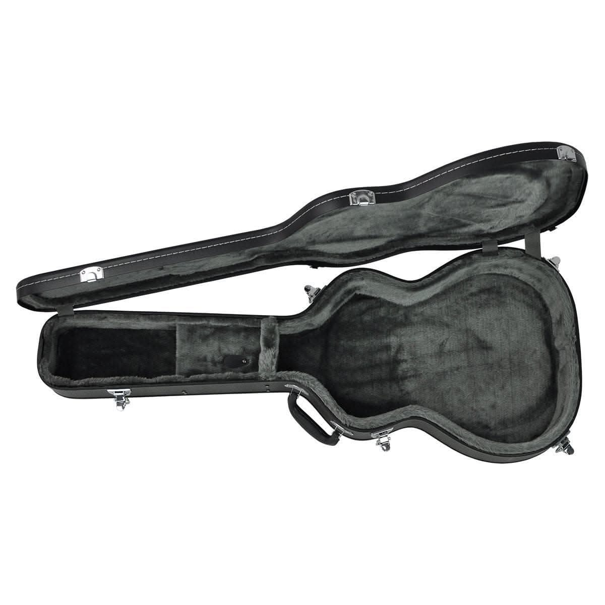 Martinez Square Neck Shaped Resonator Guitar Hard Case (Black) - GIG Guitars