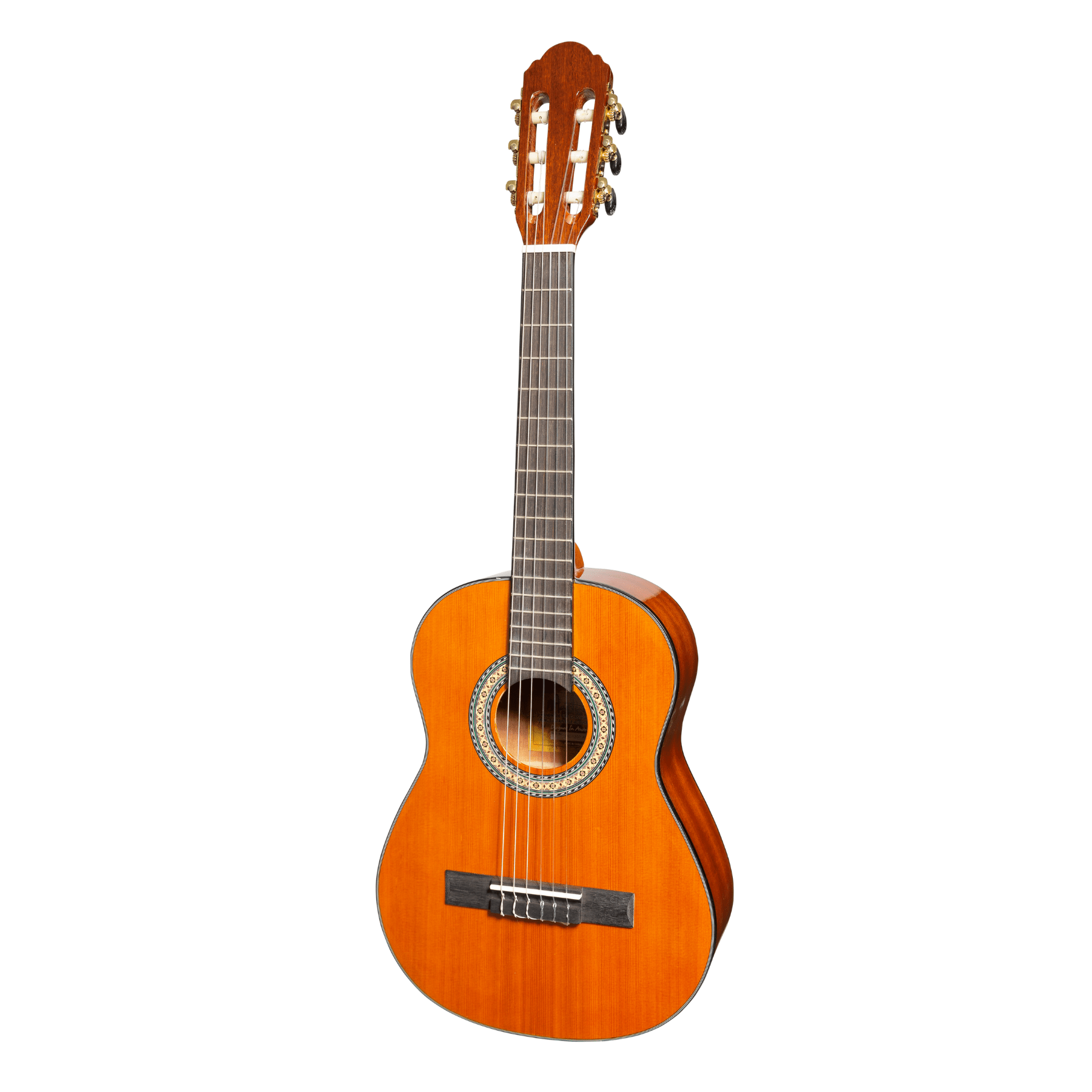 Martinez G-Series 1/2 Size Student Classical Guitar with Built In Tuner (Amber-Gloss) - GIG Guitars