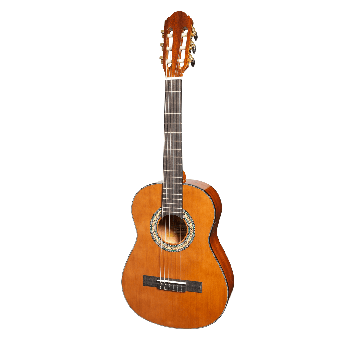 Martinez G-Series 1/2 Size Student Classical Guitar with Built In Tuner (Natural-Gloss) - GIG Guitars