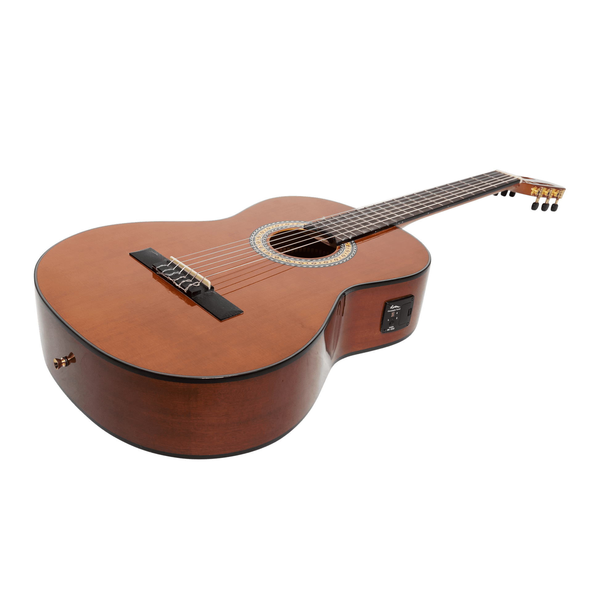 Martinez G-Series Left Handed Full Size Student Classical Guitar Pack with Built In Tuner (Natural-Gloss) - GIG Guitars