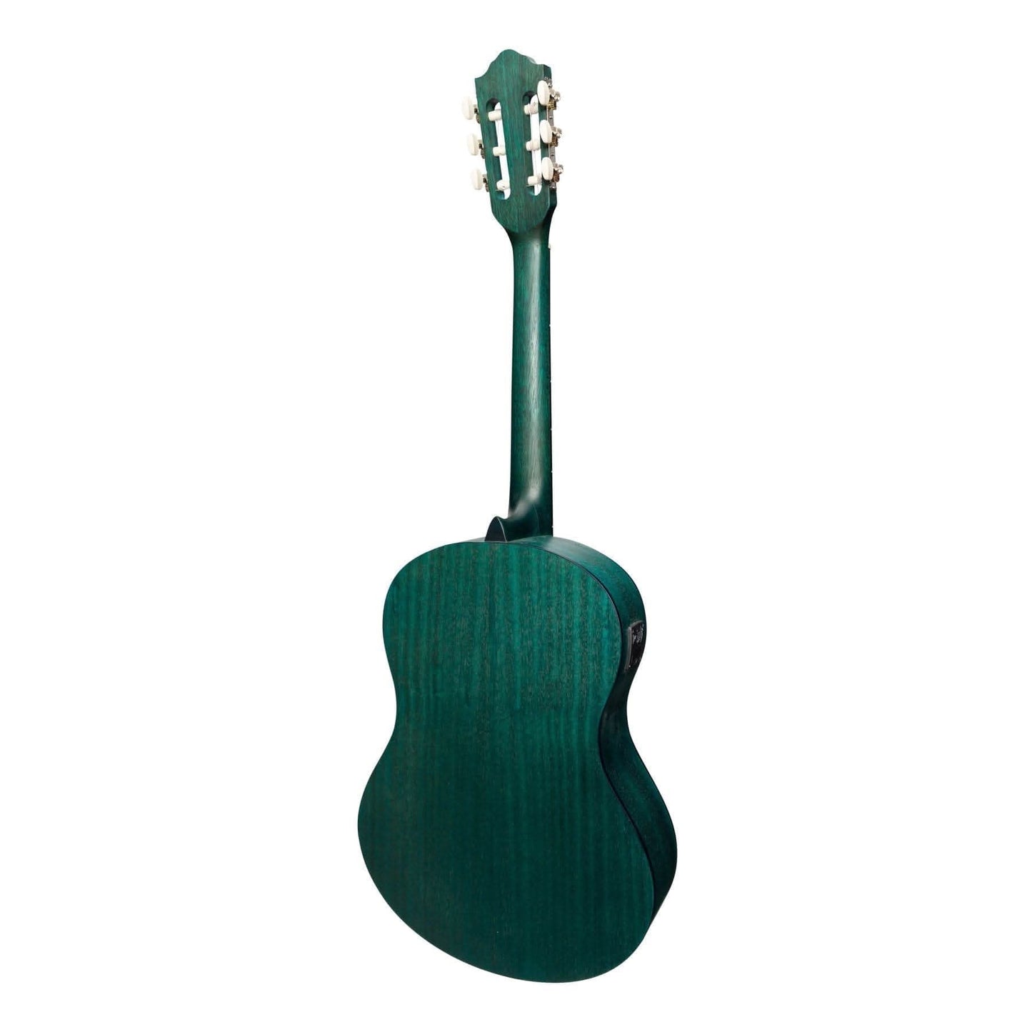 Martinez 'Slim Jim' Full Size Student Classical Guitar Pack with Built In Tuner (Teal Green) - GIG Guitars