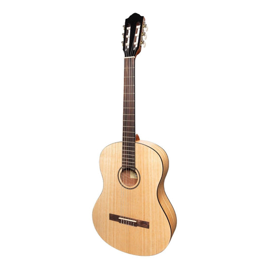 Martinez 'Slim Jim' Full Size Student Classical Guitar with Built In Tuner (Mindi-Wood) - GIG Guitars