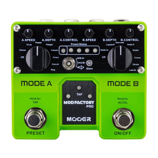 Mooer 'Mod Factory Pro' Modulation Dual Guitar Effects Pedal - GIG Guitars