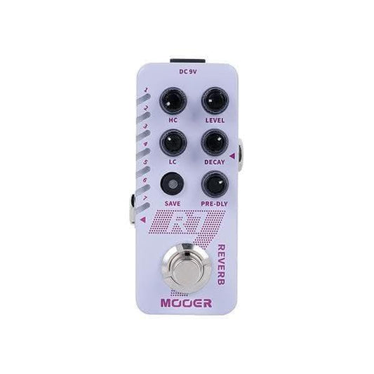 Mooer 'R7' Digital Reverb Micro Guitar Effects Pedal - GIG Guitars