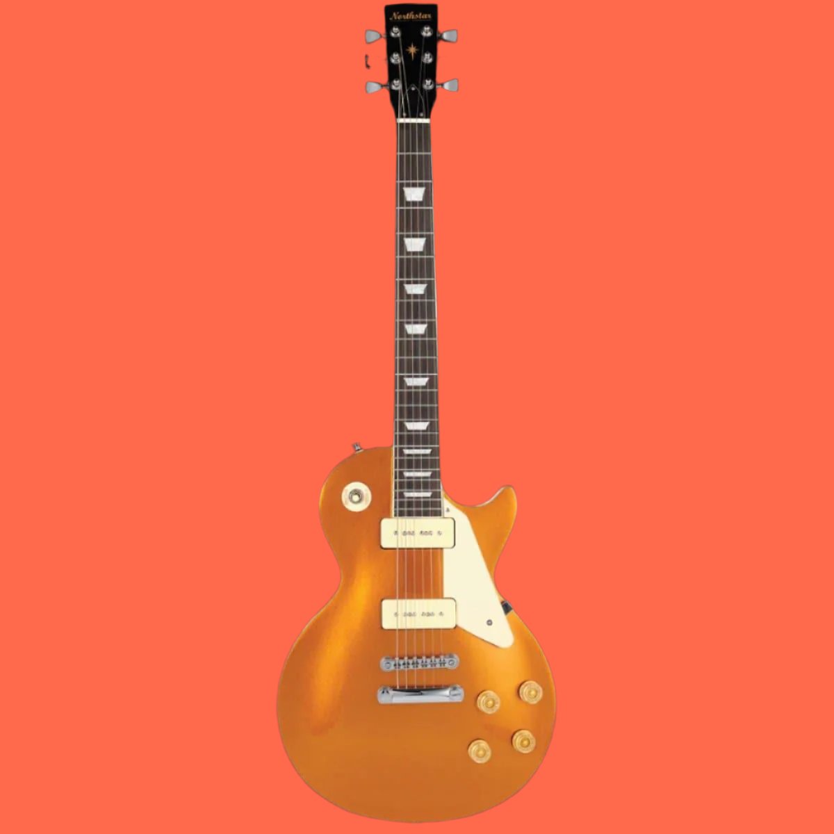 Northstar LP-Style Electric Guitar Metallic Gold Top