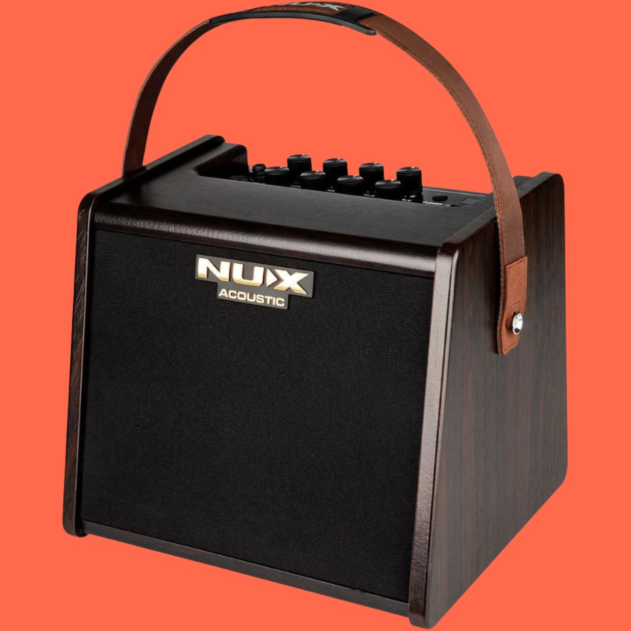 NU-X AC25 Stageman 2-Channel, 25W Battery Operated Acoustic Amplifier