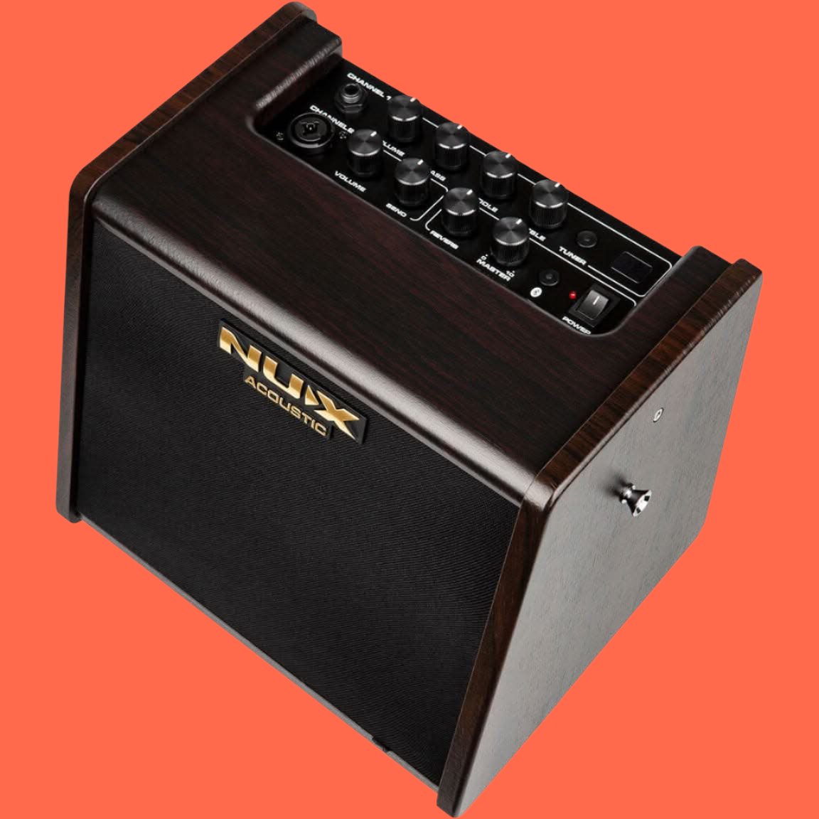 NU-X AC25 Stageman 2-Channel, 25W Battery Operated Acoustic Amplifier
