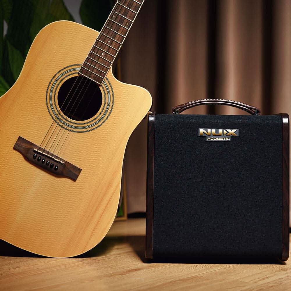 NU-X Stageman II Charge, 80W Battery Powered Acoustic Guitar Amplifier with Digital FX NU-X Products Acoustic Amps