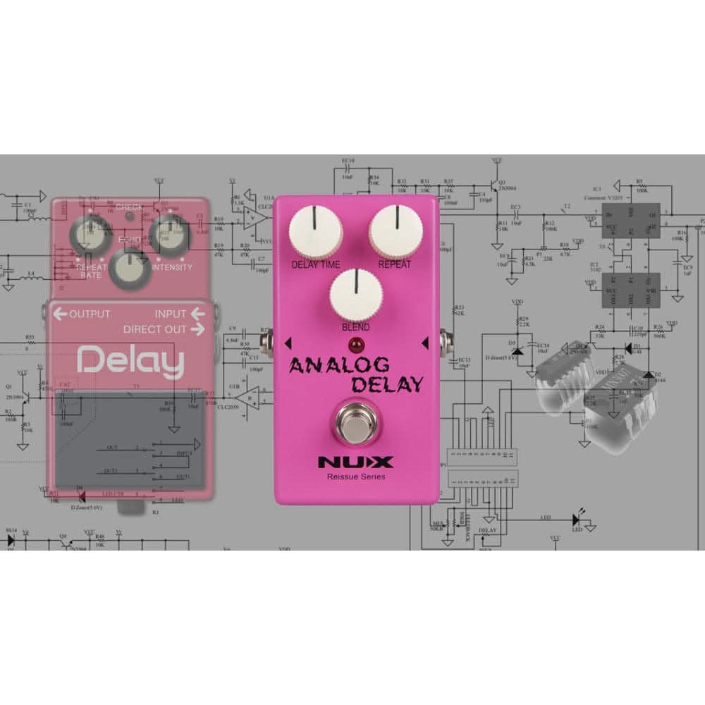 NU-X Reissue Series Analog Delay Effects Pedal NU-X Products 3