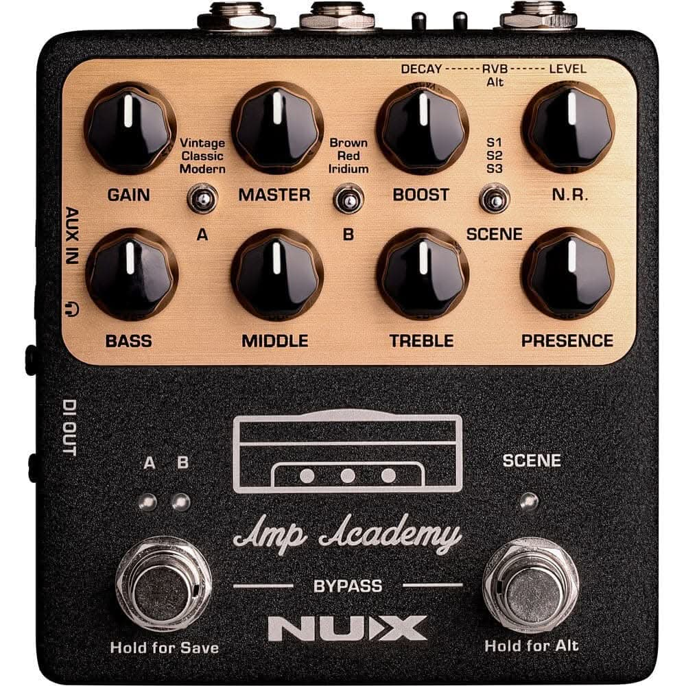 NU-X Verdugo Series Amp Academy Amplifier Modeling Pedal - GIG Guitars