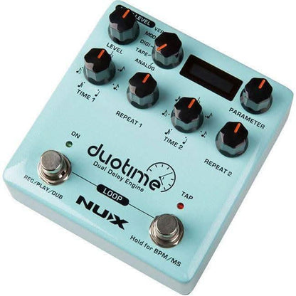 NU-X Verdugo Series Duotime Dual Delay Engine Effects Pedal - GIG Guitars