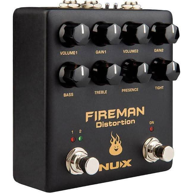 NU-X Verdugo Series Fireman Dual Channel Distortion Effects Pedal - GIG Guitars