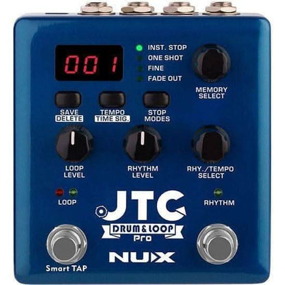 NU-X Verdugo Series JTC Drum & Loop Pro Dual Switch Looper Pedal - GIG Guitars