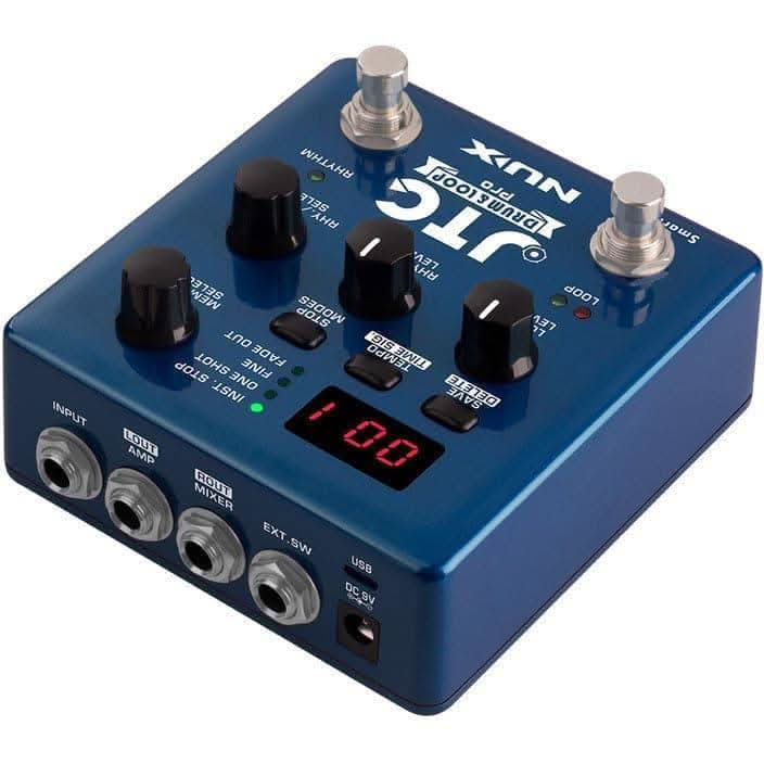 NU-X Verdugo Series JTC Drum & Loop Pro Dual Switch Looper Pedal - GIG Guitars