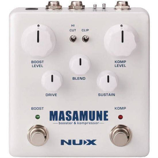 NU-X Verdugo Series Masamune Analog Compressor & Booster Pedal - GIG Guitars