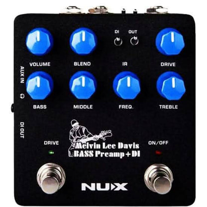 NU-X Verdugo Series "Melvin Lee Davis" Bass Preamp & DI Pedal - GIG Guitars