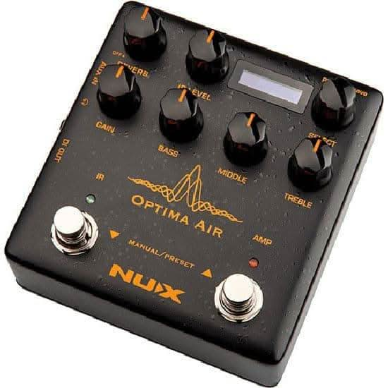 NU-X Verdugo Series Optima Air Acoustic Simulator & IR Loader Pedal - GIG Guitars