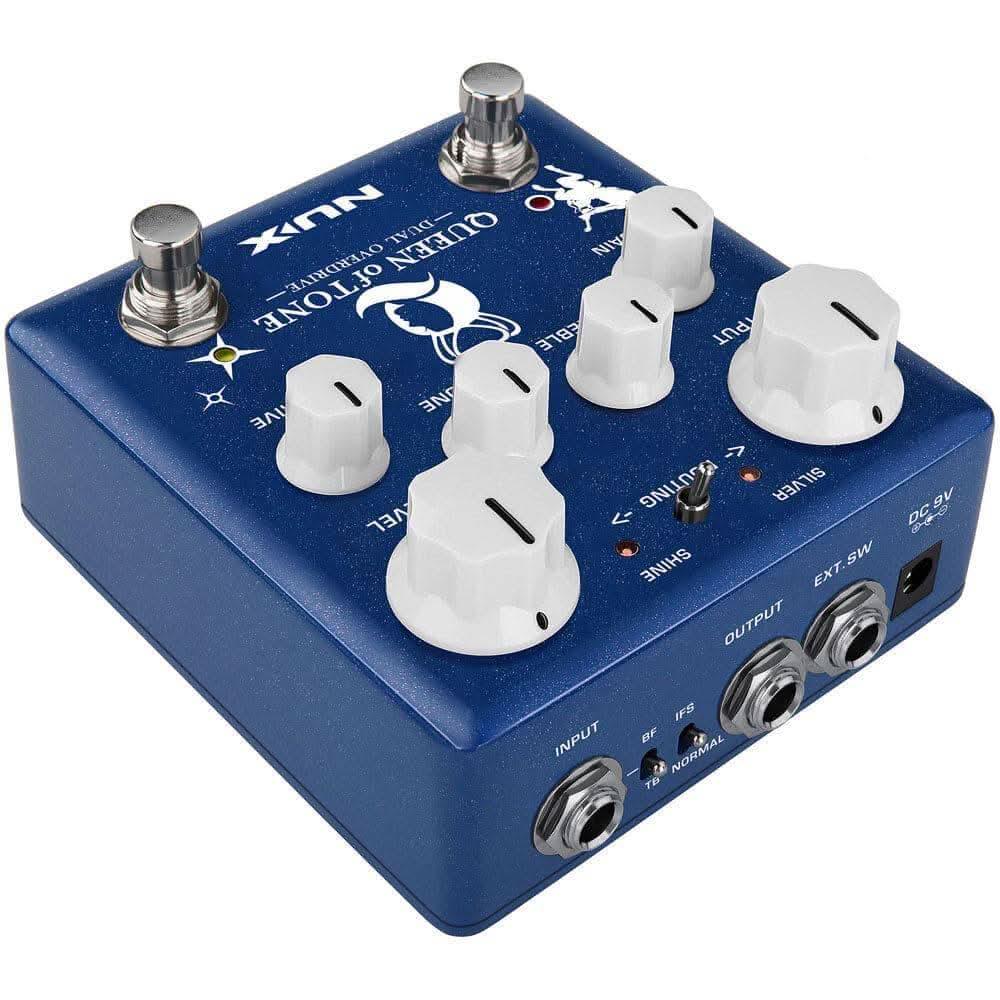 NU-X Verdugo Series Queen Of Tone Dual Overdrive Effects Pedal - GIG Guitars