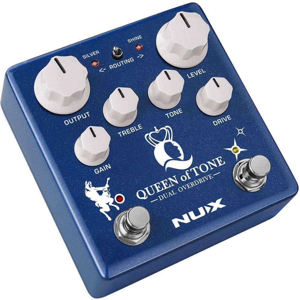 NU-X Verdugo Series Queen Of Tone Dual Overdrive Effects Pedal - GIG Guitars