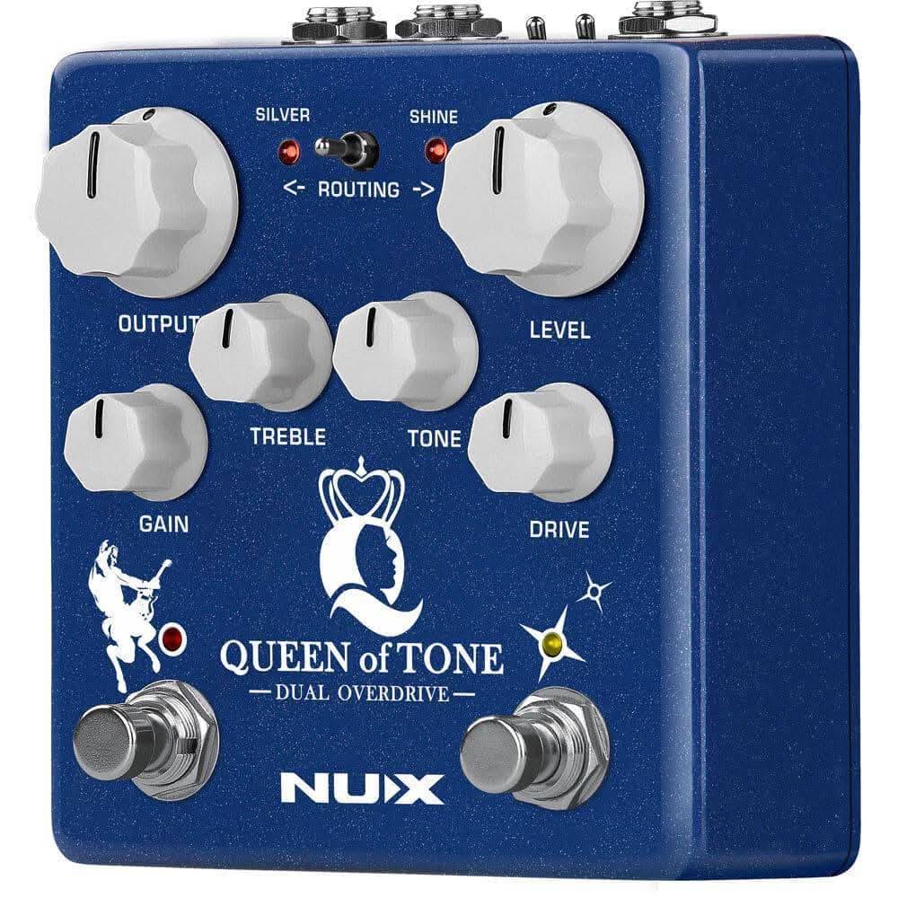 NU-X Verdugo Series Queen Of Tone Dual Overdrive Effects Pedal - GIG Guitars