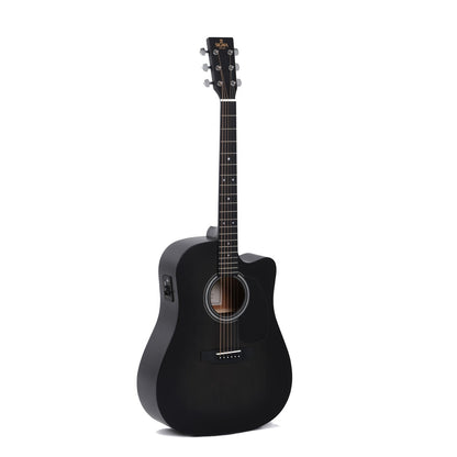 Sigma DMCE‑BKB – Dreadnought Acoustic‑Electric Guitar with Cutaway in Blackburst