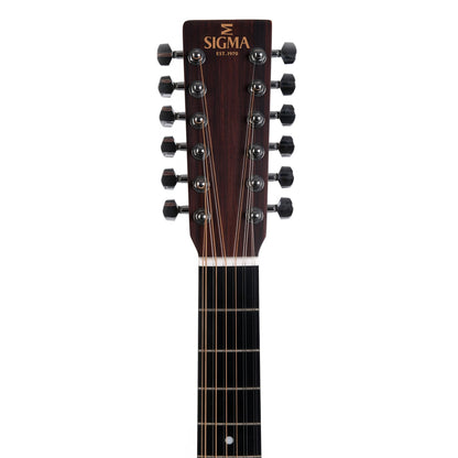 Sigma DM12E – 12‑String Dreadnought Acoustic‑Electric Guitar