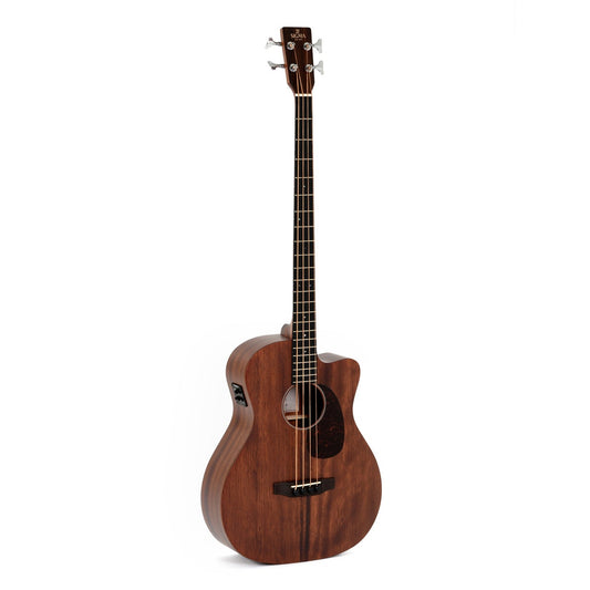 Sigma BMC-15E – All-Mahogany Acoustic Bass with Cutaway & Case