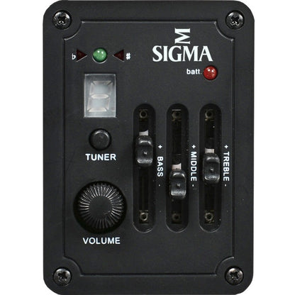 Sigma BME – Acoustic-Electric Bass Guitar with Softshell Case