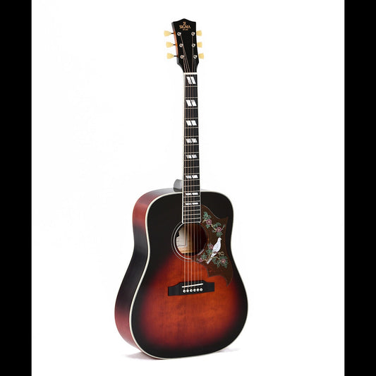Sigma DA‑SG7 – Short‑Scale Dreadnought Acoustic‑Electric Guitar (Vintage Sunburst)