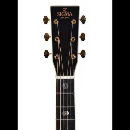 The Sigma SDR‑45‑SB is a premium dreadnought acoustic guitar