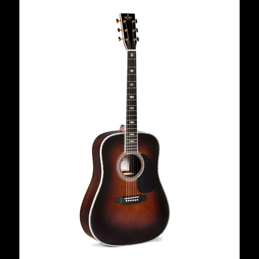 Sigma SDR‑45‑SB – Sunburst Solid Rosewood Dreadnought Acoustic Guitar