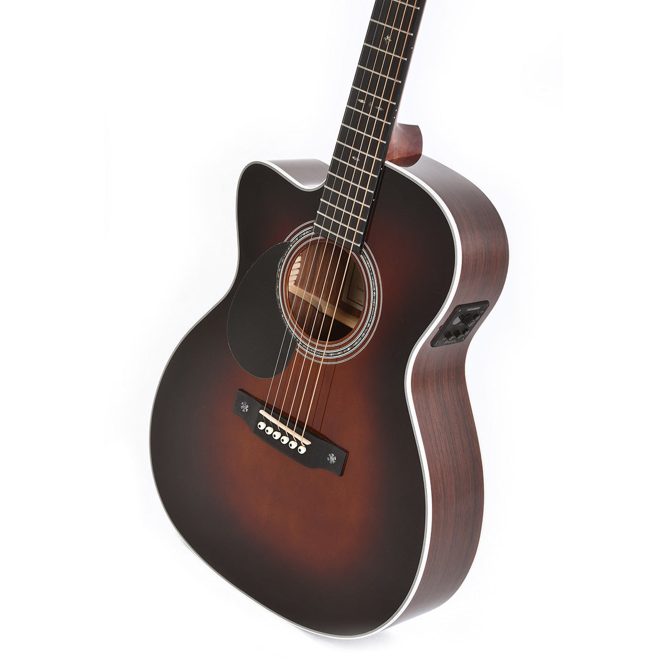 Sigma OMTC-1EL-SB – Left-Handed Cutaway OM Acoustic-Electric