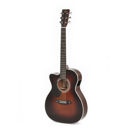 Sigma OMTC-1EL-SB – Left-Handed Cutaway OM Acoustic-Electric