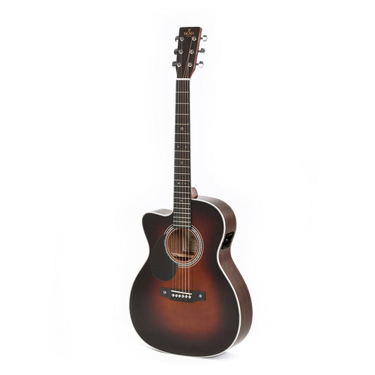 Sigma OMTC-1EL-SB – Left-Handed Cutaway OM Acoustic-Electric