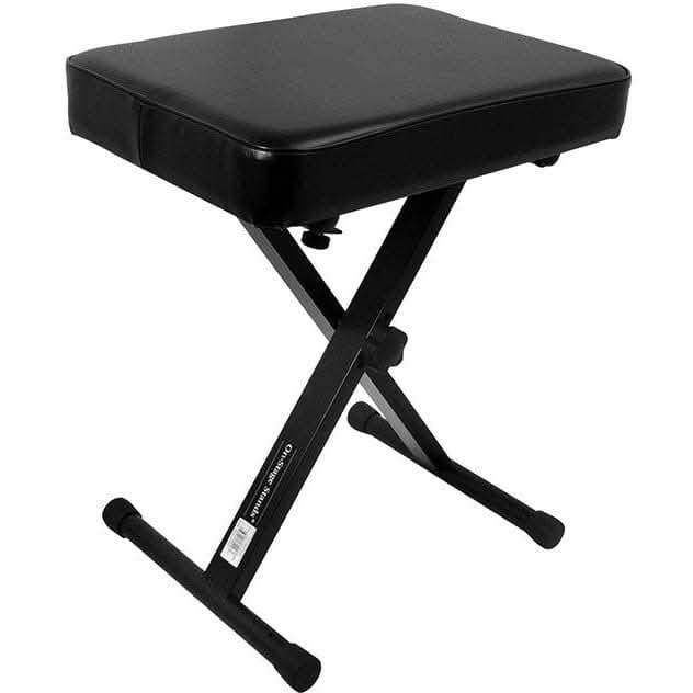 On Stage Three Position X-Style Folding Keyboard Bench - GIG Guitars