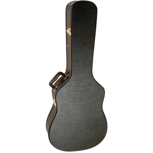 On Stage Hardshell Acoustic Guitar Case in Black On Stage Hard Cases