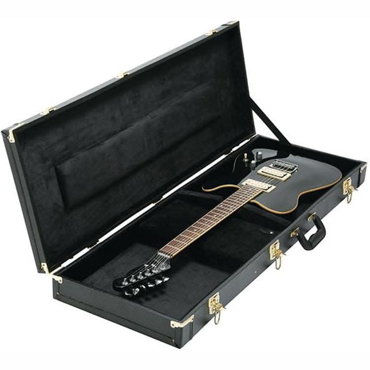 On Stage Hardshell Electric Guitar Case in Black On Stage Hard Cases