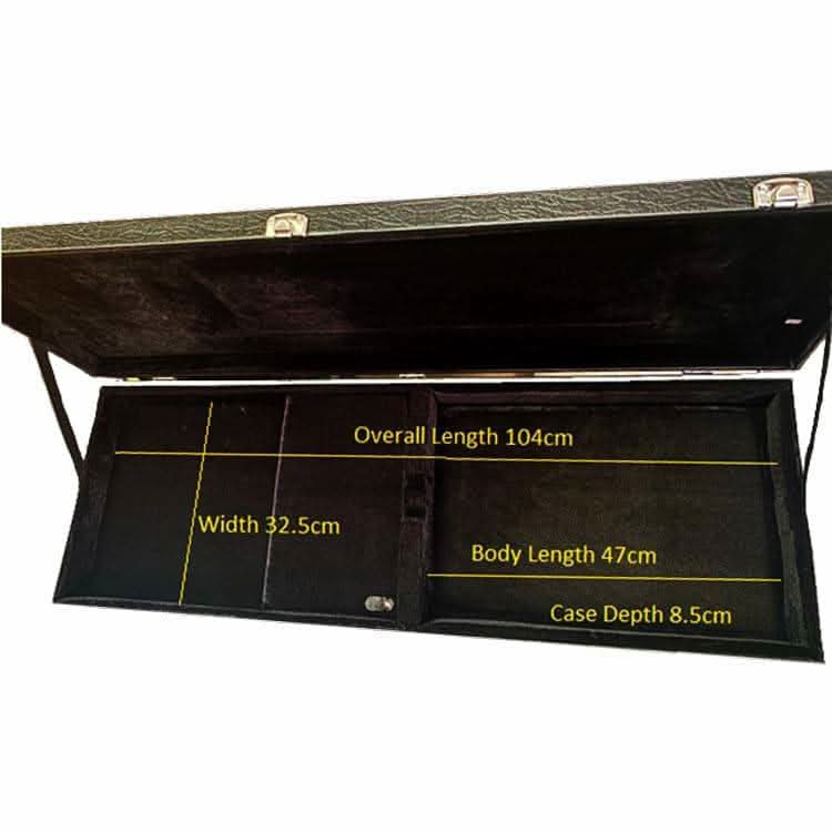 On Stage Hardshell Electric Guitar Case in Black On Stage Hard Cases