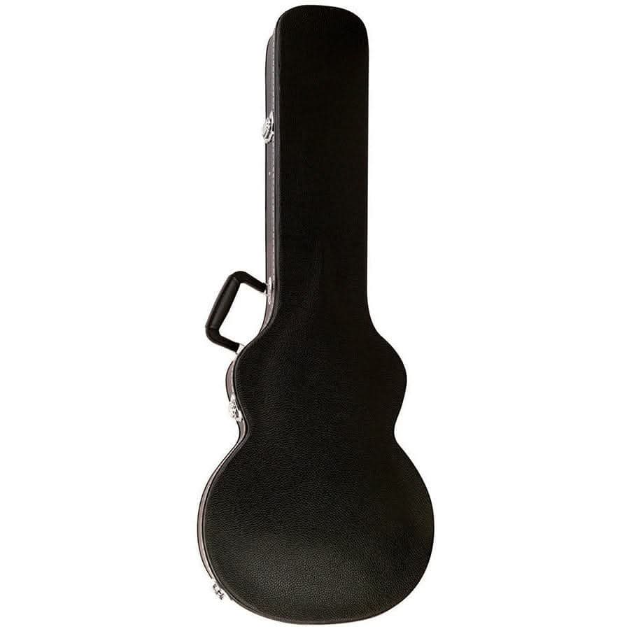 On Stage Shaped LP Style Guitar Hardcase in Black On Stage Hard Cases