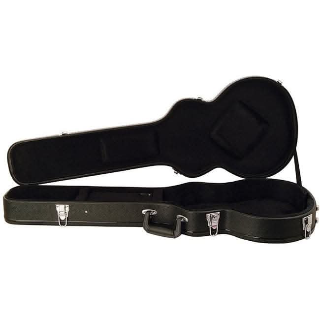 On Stage Shaped LP Style Guitar Hardcase in Black On Stage Hard Cases