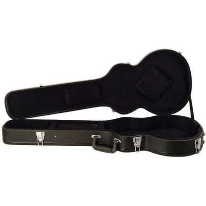 On Stage Shaped LP Style Guitar Hardcase in Black On Stage Hard Cases