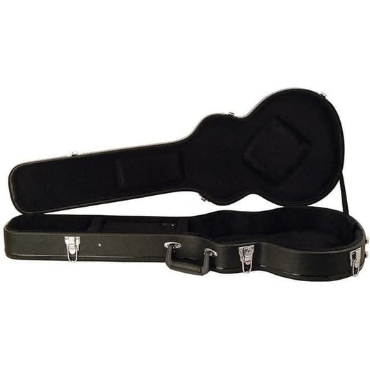 On Stage Shaped LP Style Guitar Hardcase in Black On Stage Hard Cases