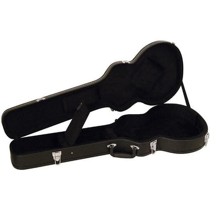 On Stage Shaped LP Style Guitar Hardcase in Black On Stage Hard Cases