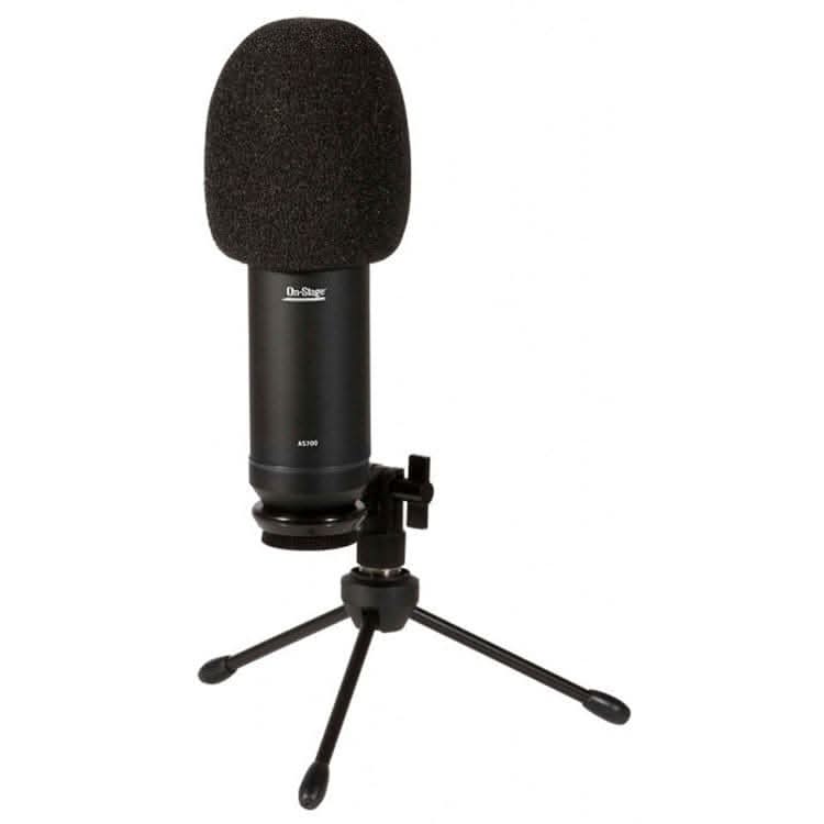 On Stage AS700 USB Large-Diaphragm Condenser Microphone On Stage Microphone