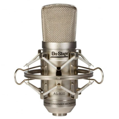 On Stage AS800 Platinum Series Large-Diaphragm Condenser Microphone with Case On Stage Wired Micrpohone