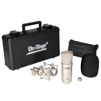 On Stage AS800 Platinum Series Large-Diaphragm Condenser Microphone with Case On Stage Wired Micrpohone