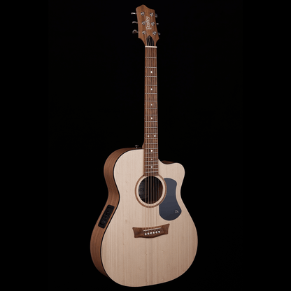 Pratley Classic Series OM Cutaway Model Solid Bunya Top, Solid Maple B/S - GIG Guitars