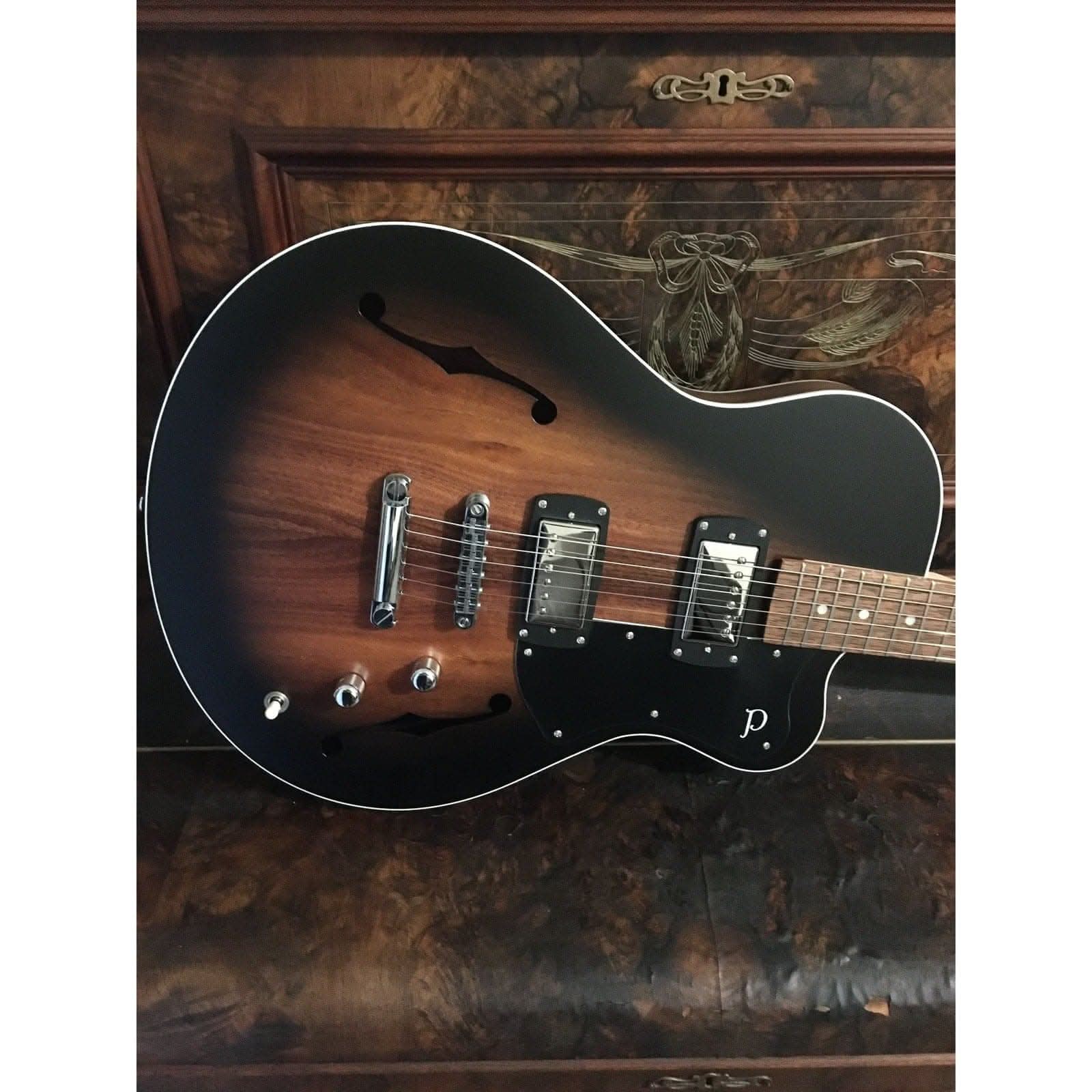Pratley SH22 Semi-Hollow Vintage Burst Seth Lover Humbuckers Pratley Guitars Semi-Hollow Guitars